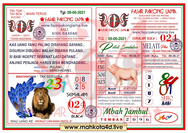 Prediksi Fajar Pakong Lama