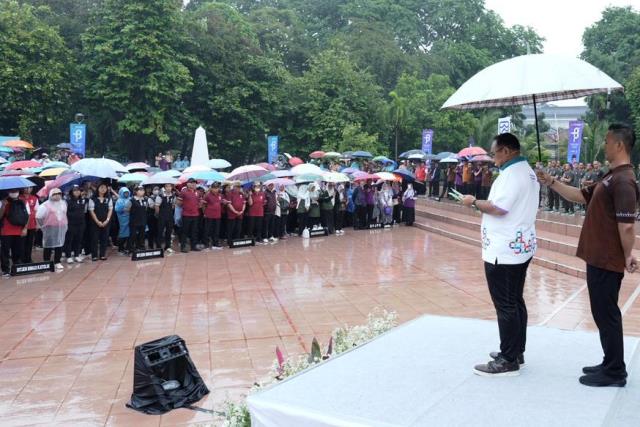 Ketua DPRD Pimpin Apel HAB Kemenang di Pasbar