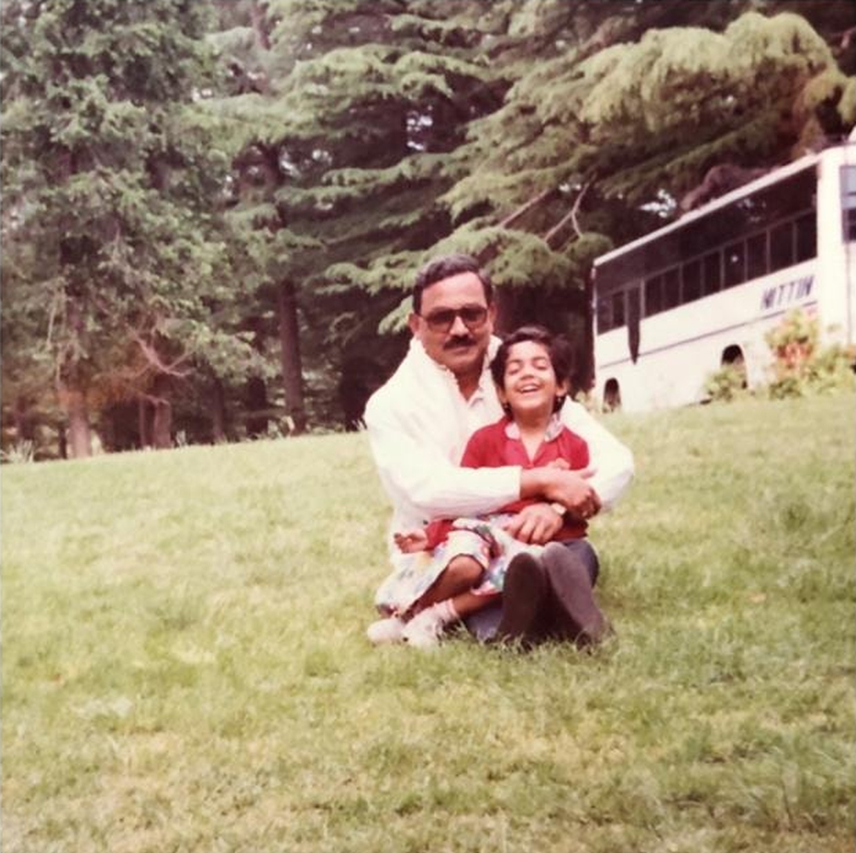 South Indian Actress Ritu Varma Childhood Pic with her Father Dilip Kumar Varma | South Indian Actress Ritu Varma Childhood Photos | Real-Life Photos