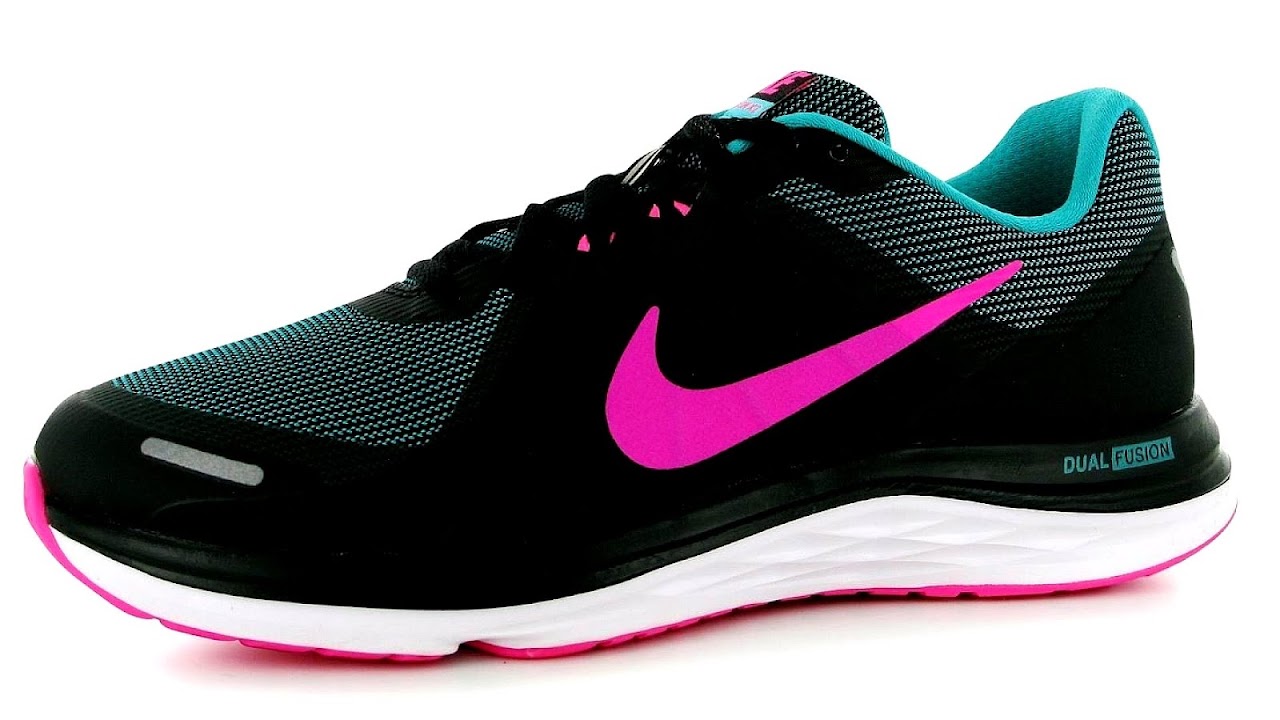 Pink And Green Nike Shoes