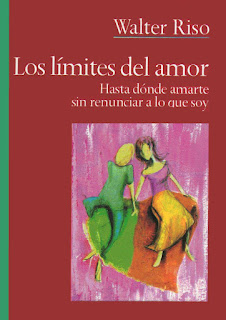 Portada de 'Los límites del amor'. Sobre fondo rojo, el borrador de un dibujo esquemático de un hombre y una mujer cogidos de la mano.