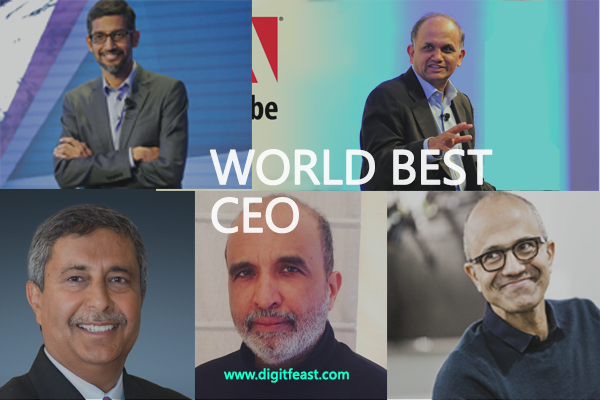 Top CEO of India that are handed  world top companies.