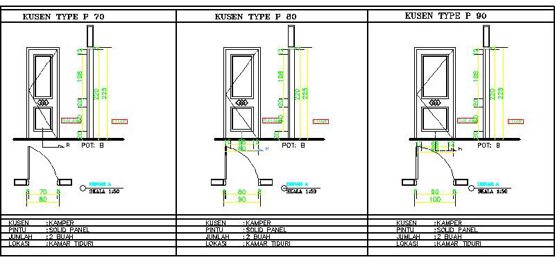 PD TEGUH MULYA Gambar  Kusen Pintu 