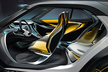 HYUNDAI CURB CONCEPT CARS interior driver view