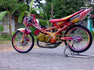 modif satria fu drag