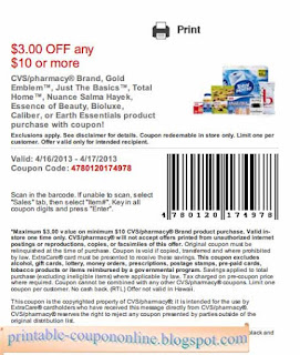 Free Printable Cvs Pharmacy Coupons