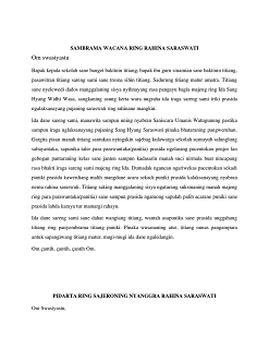   dharma wacana bahasa bali, materi dharma wacana bahasa bali, dharma wacana bahasa bali tentang saraswati, dharma wacana bahasa bali tentang narkoba, dharma wacana bahasa bali tentang yadnya, dharma wacana bahasa bali tentang lingkungan, contoh dharma wacana bahasa bali tentang pendidikan, struktur teks dharma wacana, contoh wacana bahasa bali singkat