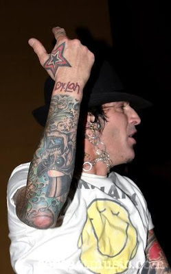 Tommy Lee Right Hand Tattoos