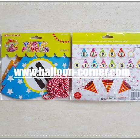 Bunting Banner HAPPY BIRTHDAY Topi