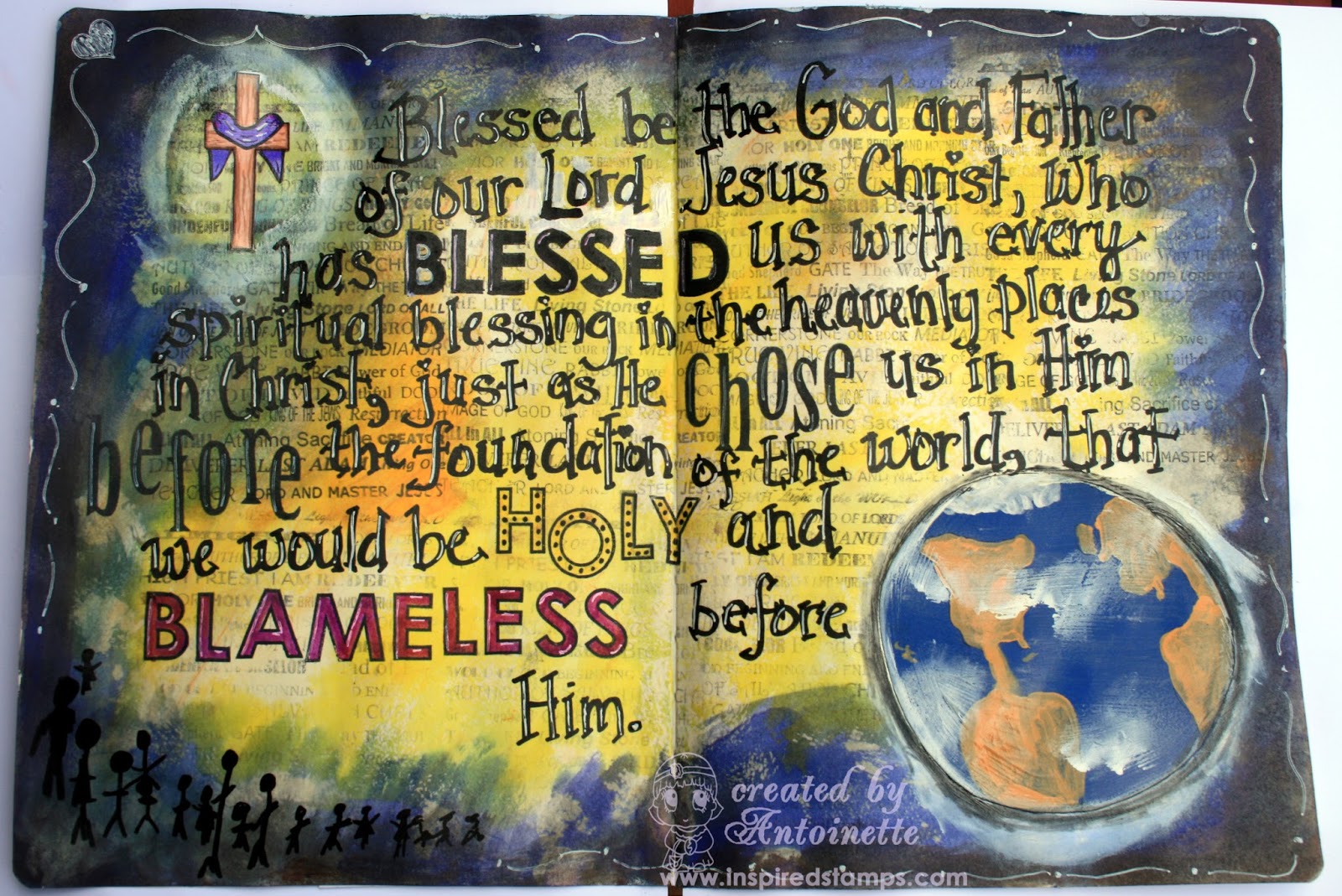 25 Days of Christmas BIBLE ART JOURNALING