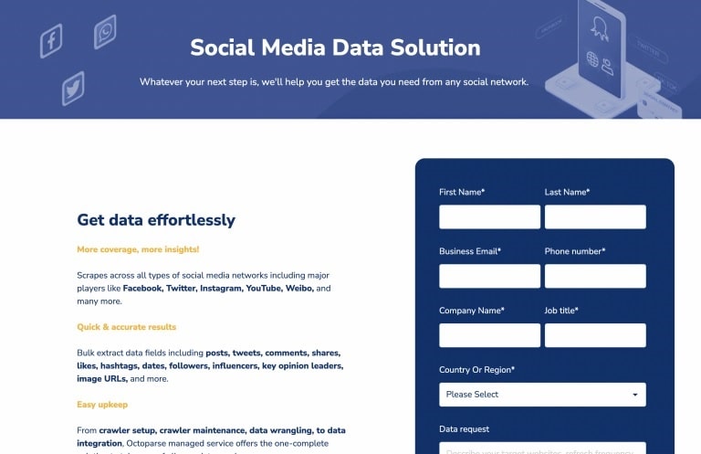 Social Media Data Solution