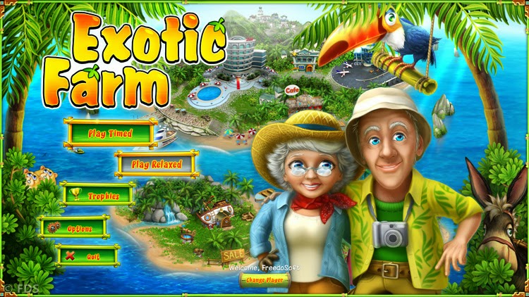 لعبة المزرعة Exotic Farm