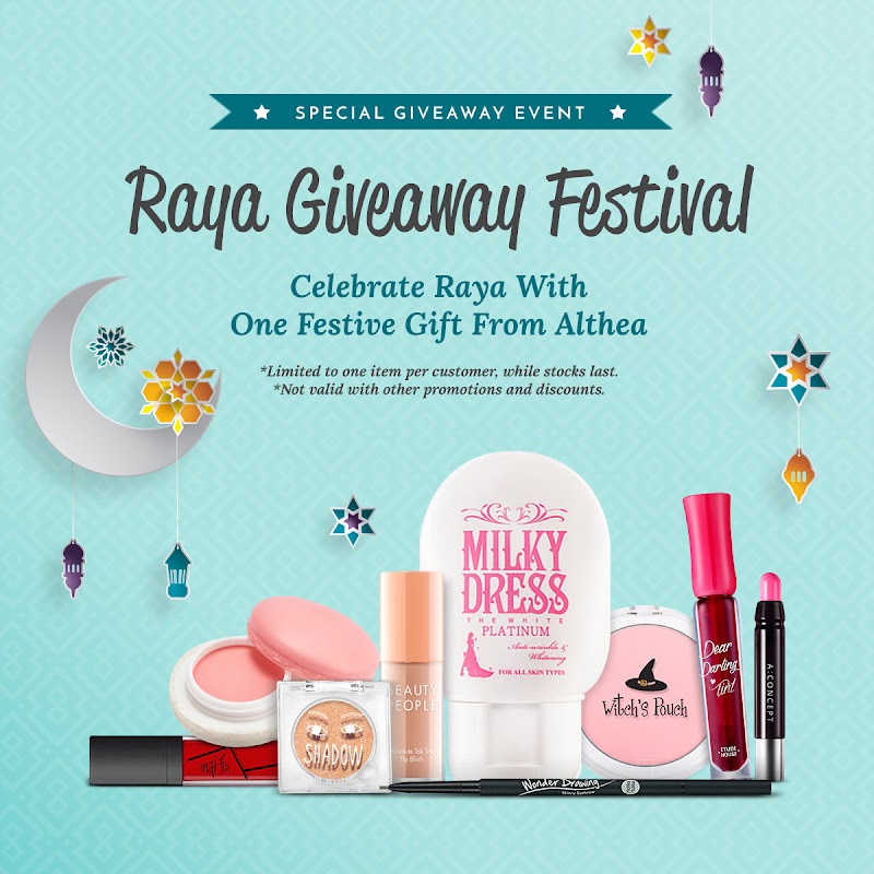 ALTHEA Raya Giveaway Festival - Shopping, Boleh Dapat Hadiah Percuma