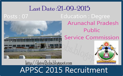 Arunachal Pradesh Public Service Commission(APPSC) 