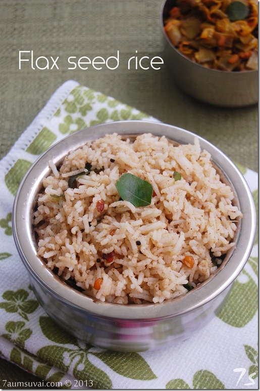 Flax seed rice pic2