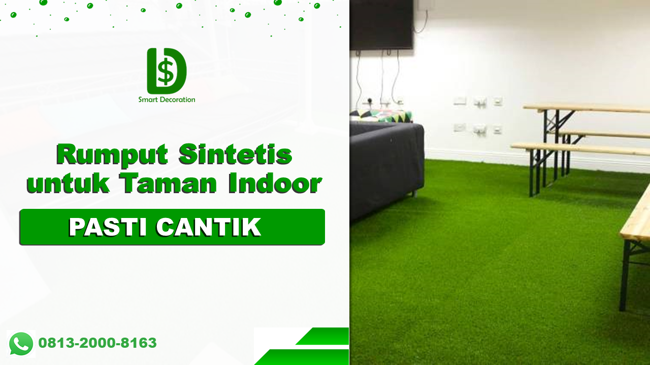 Rumput Sintetis untuk Taman Indoor