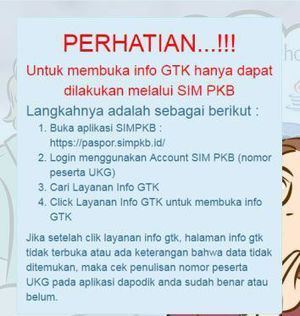 Info GTK Lama