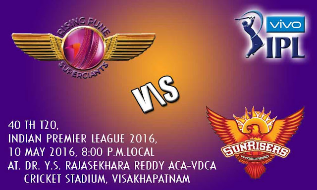 Rising Pune Supergiants vs Sunrisers Hyderabad