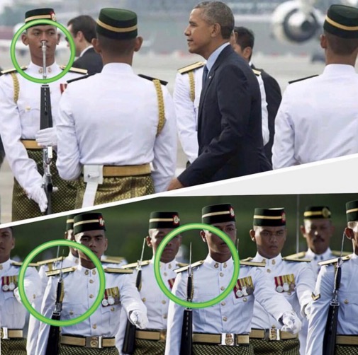 Sesuatu yang pelik berlaku semasa Obama datang Malaysia