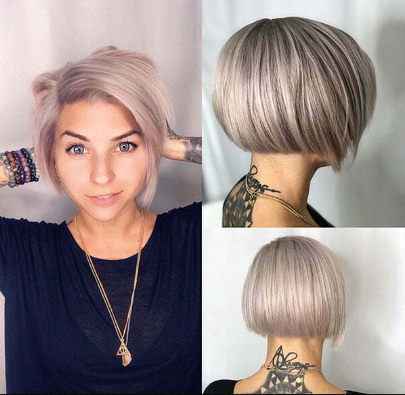 hairstyles for short hair color