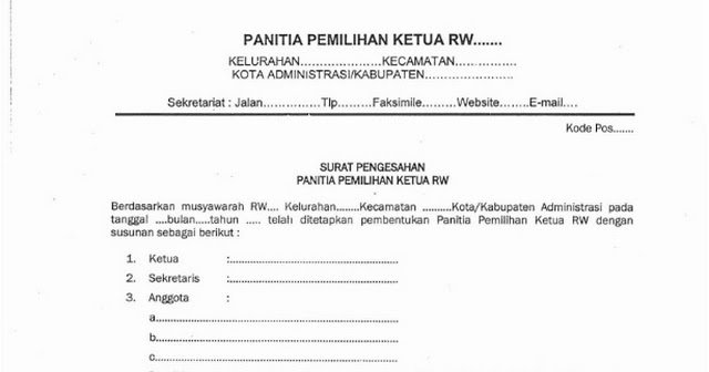 Contoh Kop Surat Resmi Perusahaan - Aneka Macam Contoh