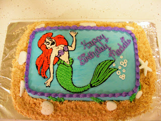 Ariel Birthday Cake on Dana S Cake Creations  Ariel Birthday Cake