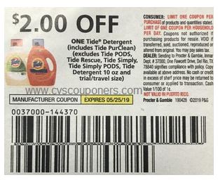 $2/1 Tide Laundry Detergent P&G coupon insert 4/28 (EXP: 5/11)