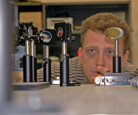 Plasmoid Thruster Researcher, Image Credit: Phyorg.com
