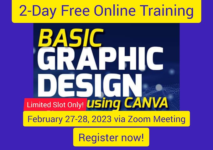 2-Day Free Training on Basic Graphic Design using Canva | Feb 27-28 | Register Now!