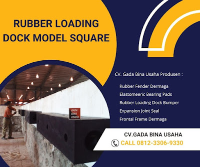 rubber bumper loading dock square