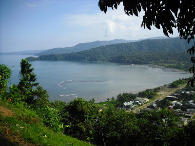 Lesser-spotted Colombia: Bahía Solano. Bahía Solano from a high.