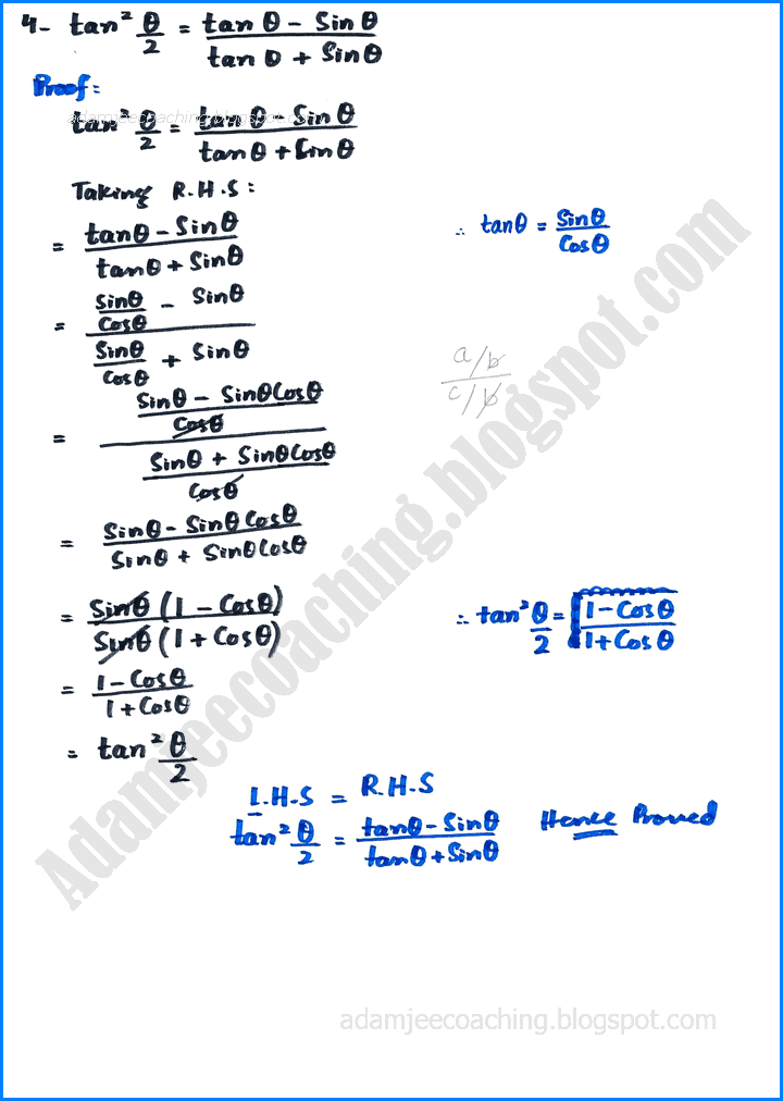 trigonometric-identities-of-sum-and-difference-of-angles-exercise-10-3-mathematics-11th