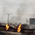 At Least 3 Dead, Several Cars Burned After Tanker Fell And Went Up In Flames At Ojo Barracks {Photos/Videos}