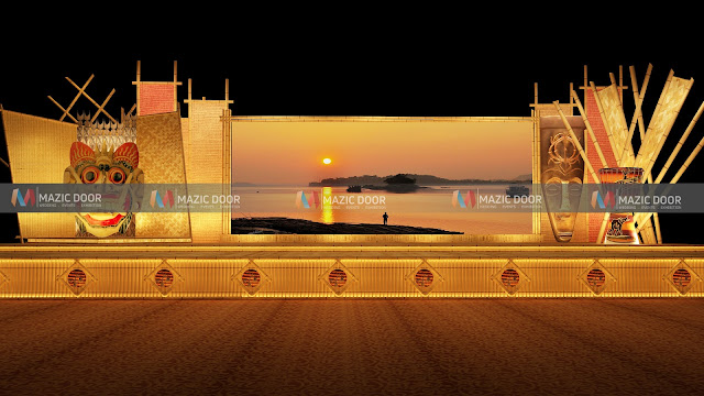 assamese themed Stage design 1