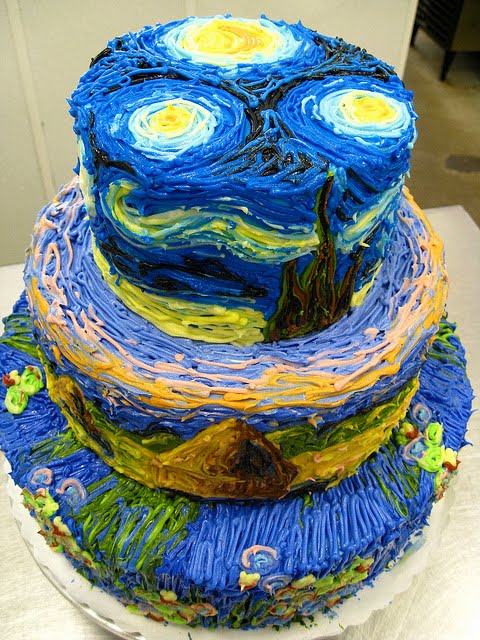 Impressionism Van Gogh. Van Gogh Impressionist Cake