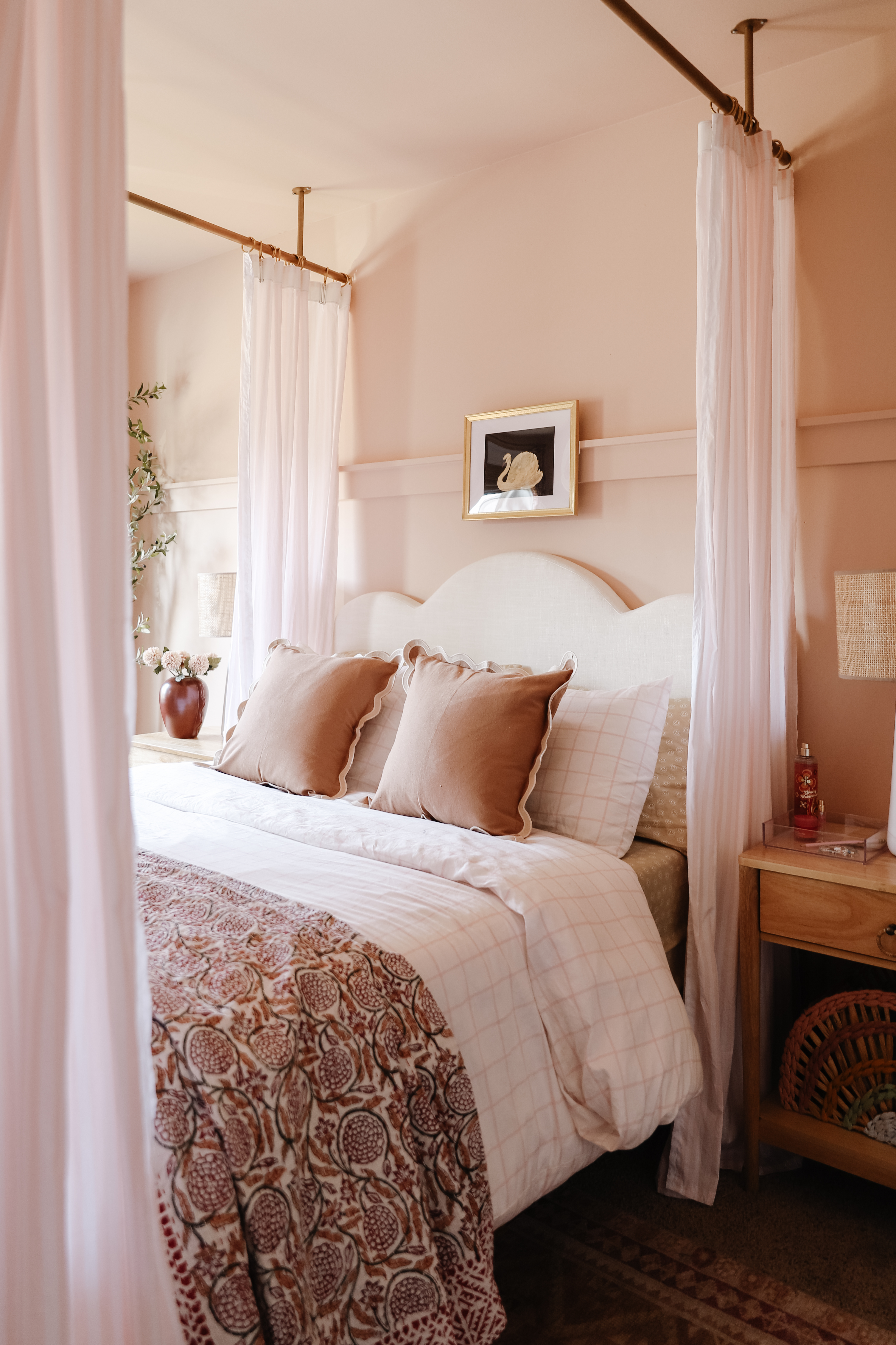 Nadia's Peachy Pink Room Fit for a Preteen