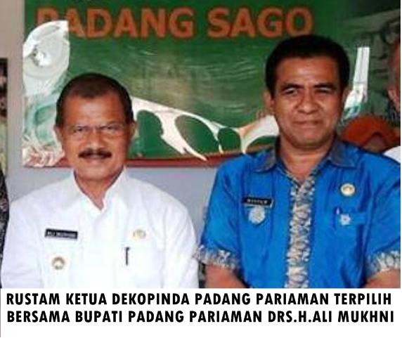 Rustam SE, MM, Akhirnya Terpilih Menjadi Ketua Dekopinda Padang Pariaman