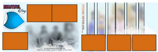 Inner Wedding Photo Albums 12x36 PSD Templates