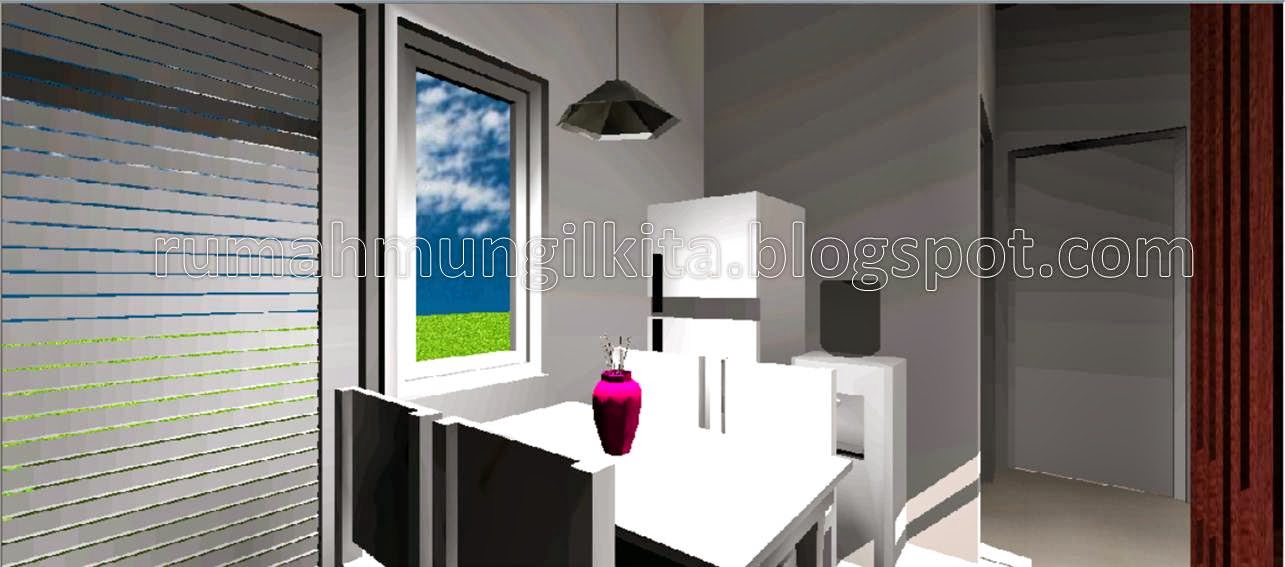 Desain Rumah Tipe 40 Tanah 84 Lantai 2Kamar Tidur 