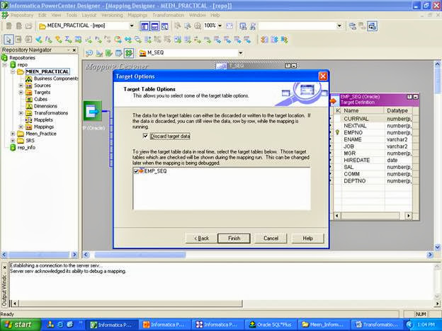 Debugging in Informatica