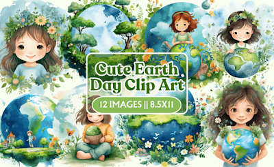 Cute Earth Day Clip Art