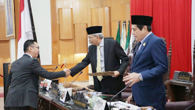 Wagub Sumsel Mawardi Hadiri Rapat Paripurna Ke-62 DPRD