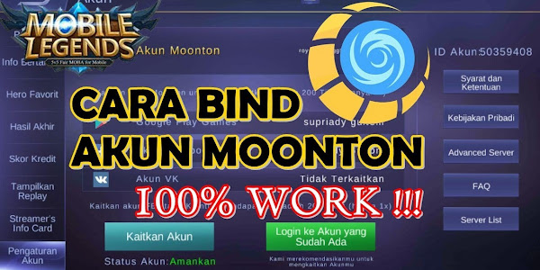 Cara Buat Akun Moonton Di Mobile Legends