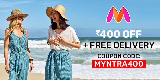 Get upto 70% discount on India’s largest fashion store Myntra!