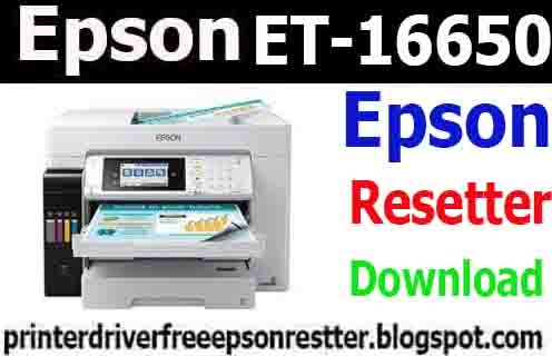 Epson EcoTank ET-16650 Resetter Adjustment program tool free download