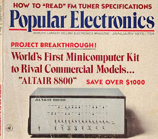 Popular Electronics cover with Altair 8800