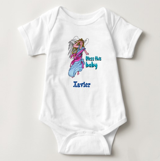 Personalized Bless this Baby bodysuit