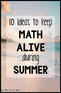 Doing math worksheets is probable non on the listing of activities your students or kid wants 10 Ideas to proceed Math Alive during Summer