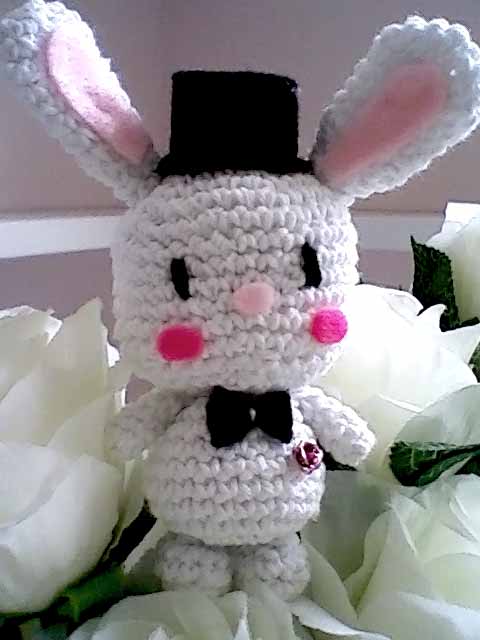 Lenn s Craft  Handmade doll  Amigurumi  Wedding Bunny 