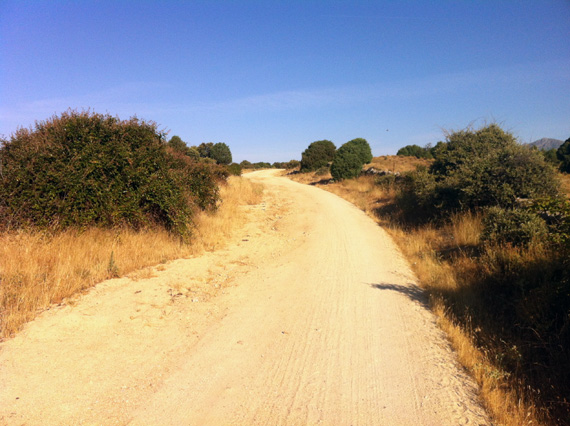 Ruta en bici de Madrid a Segovia por el Camino de Santiago, julio 2012